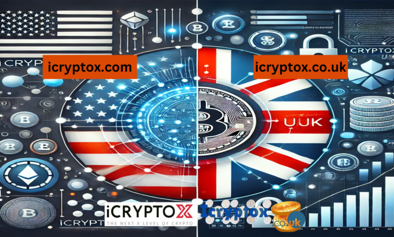 Difference Between icryptox.com and icryptox.co.uk