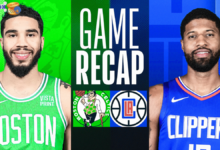 La clippers vs boston celtics match player stats