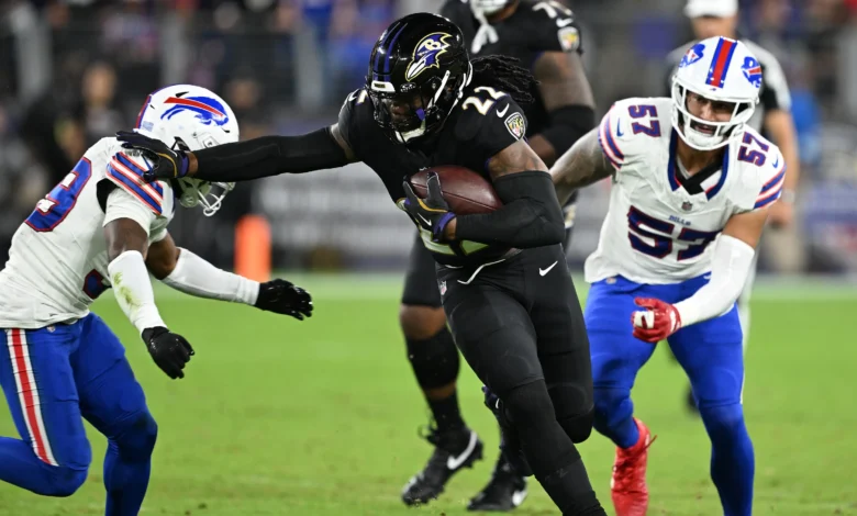 Buffalo bills vs baltimore ravens match player stats