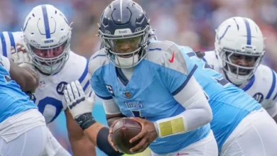 Colts vs tennessee titans match player stats