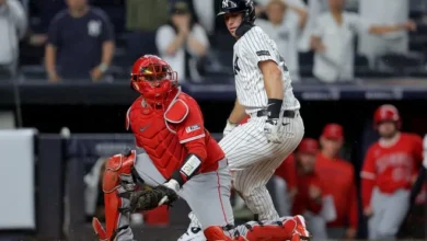 Los angeles angels vs yankees match player stats