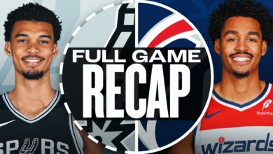 San antonio spurs vs washington wizards match player stats