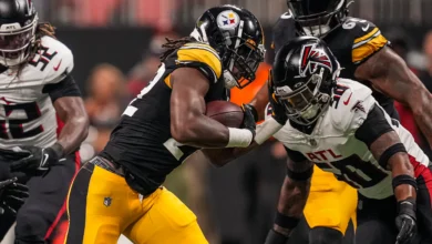Steelers vs atlanta falcons match player stats
