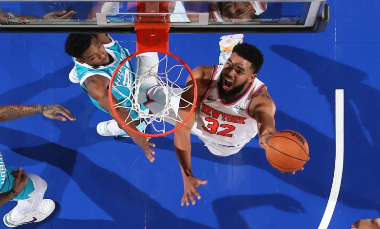 Knicks vs charlotte hornets match player stats